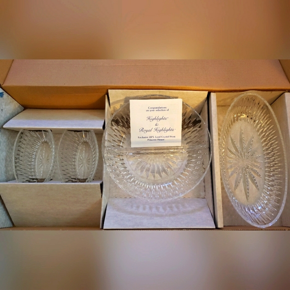 Princess House Crystal Cocktail Serving Set - Picture 1 of 5